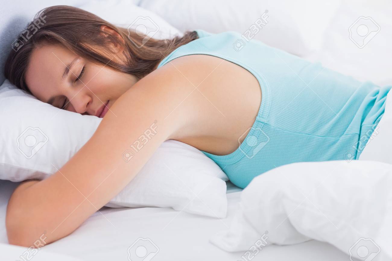 Una persona durmiendo pacíficamente