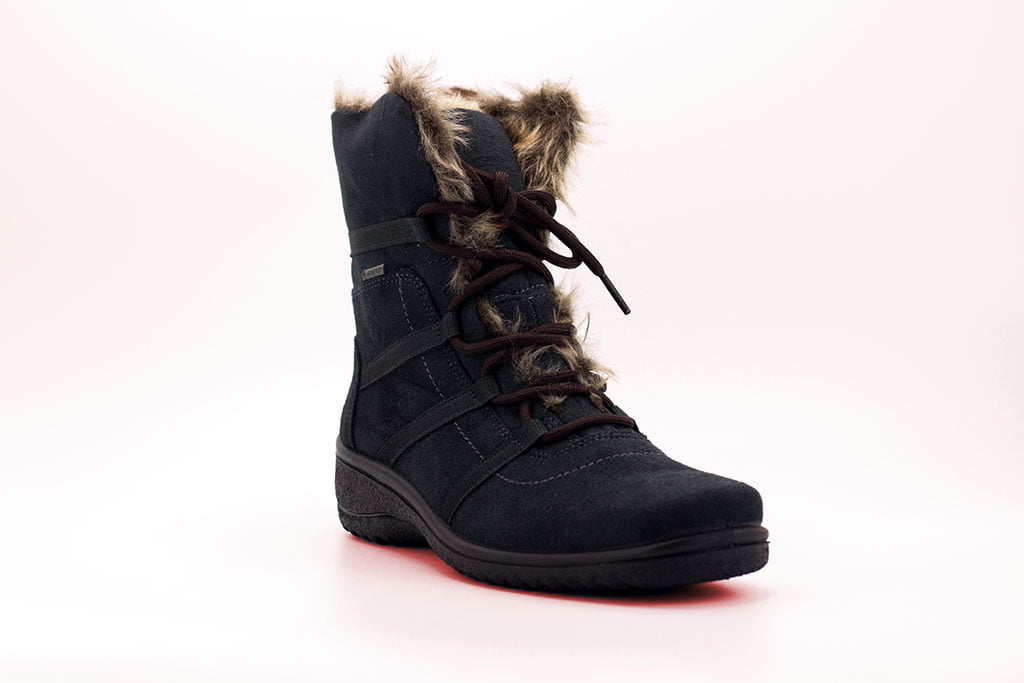 Botas con material impermeable